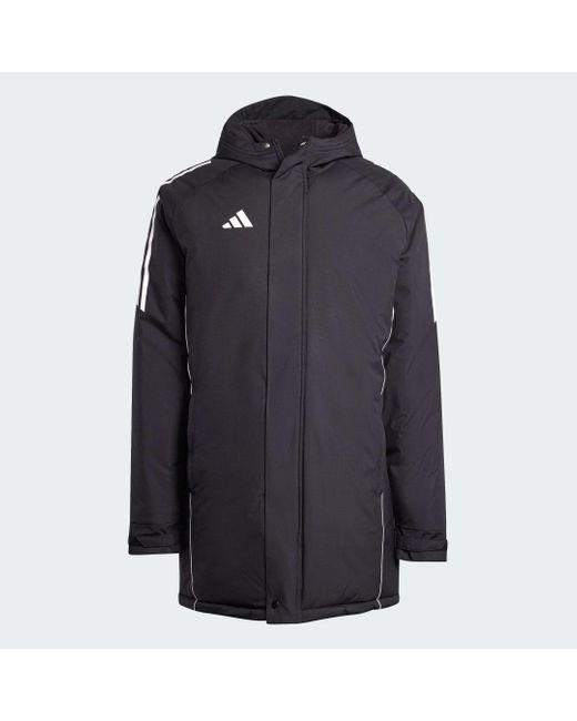 Adidas Black Tiro 24 Stadium Parka for men