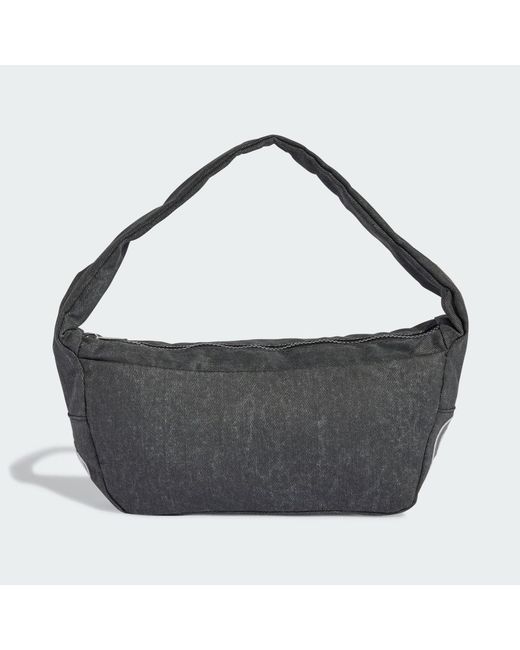 Adidas Black Small Shoulder Bag Washed Effect