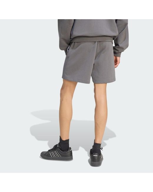 Adidas Gray Kit Small Logo Short for men