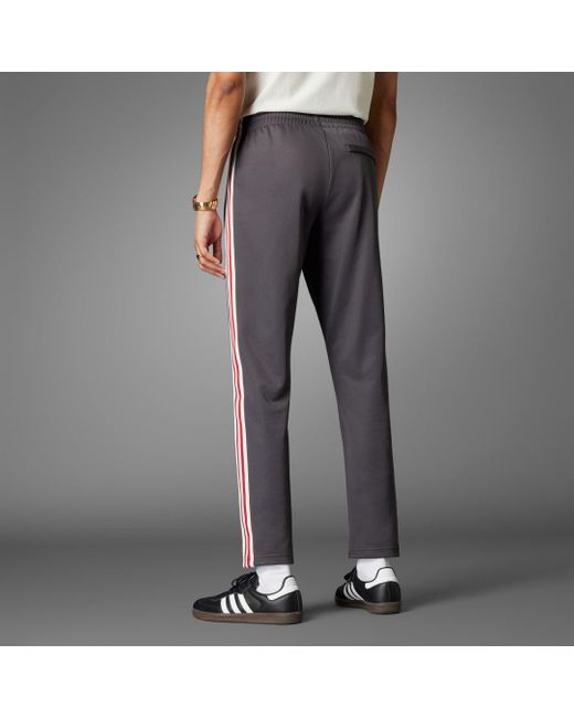 Adidas Gray Manchester United Originals Track Pants for men