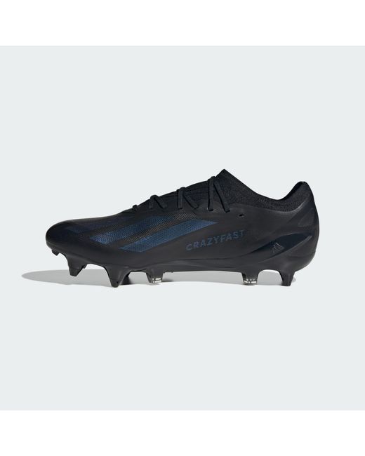 adidas X Crazyfast.1 Soft Ground Boots in Black Lyst UK