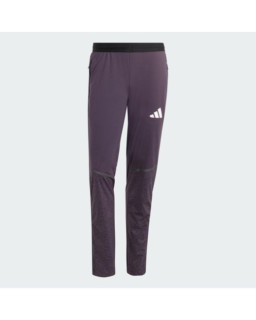 Adidas Blue Ger Xpr Crosscountry-Ski Softshell Bottoms
