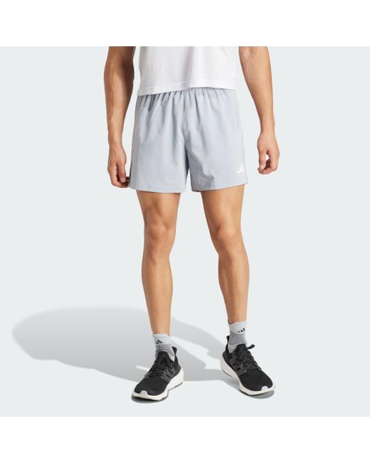 Short Own The Run di Adidas in Blue da Uomo