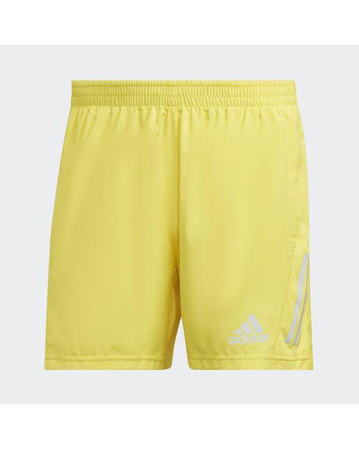 Adidas Originals Yellow Own The Run Shorts for men