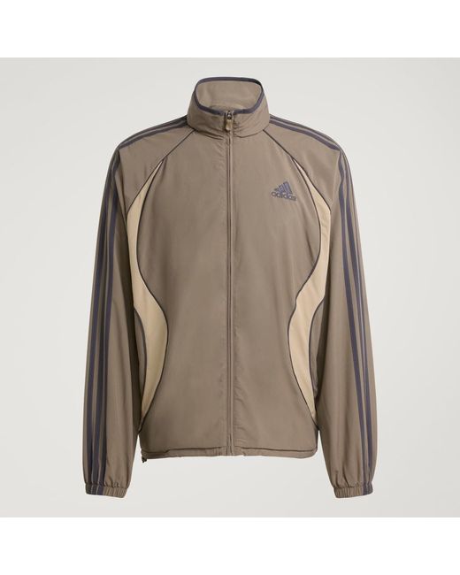 Adidas Brown Teamgeist Adicolor Track Top for men