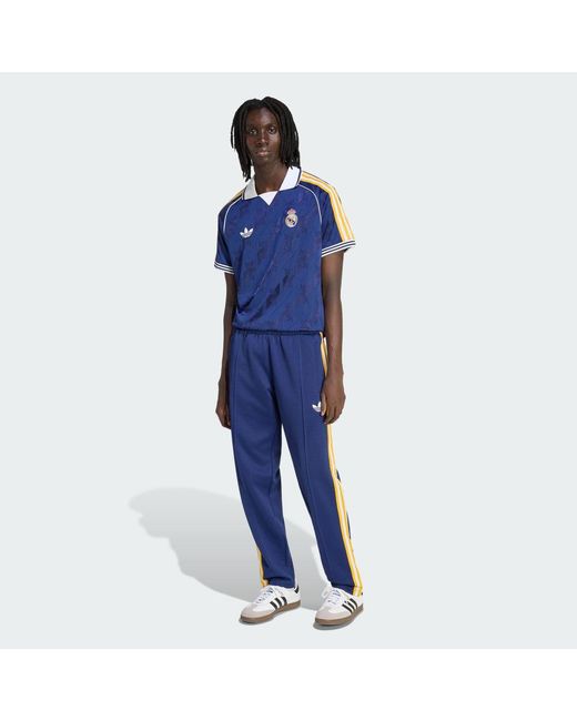 Adidas Originals Blue Real Madrid Culturewear Jersey for men