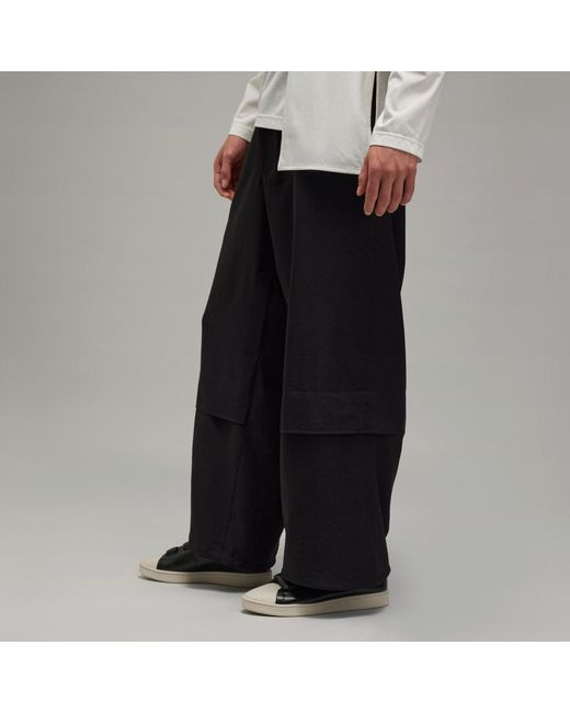 Adidas Black Y-3 Sport Uniform Trousers for men