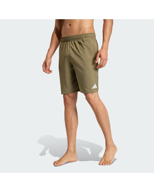 Adidas Green Swim Shorts 8-Inch for men
