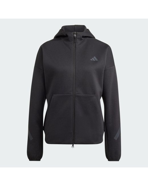 Adidas Black Z.N.E. Full Zip Hoodie
