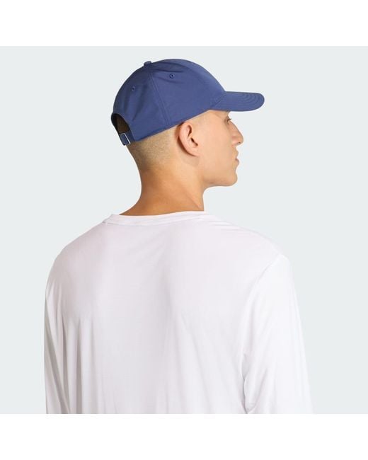 Adidas Blue Running Essential Climacool 6 Panel Baseball Cap