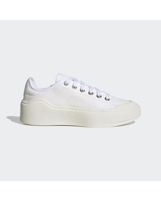 Adidas White By Stella Mccartney Court Shoes