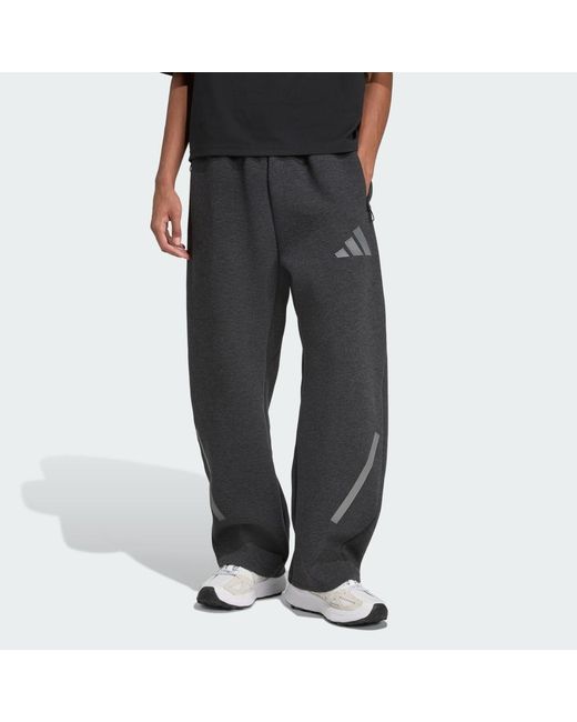 Adidas Black Z.N.E. Premium Tracksuit Bottoms for men