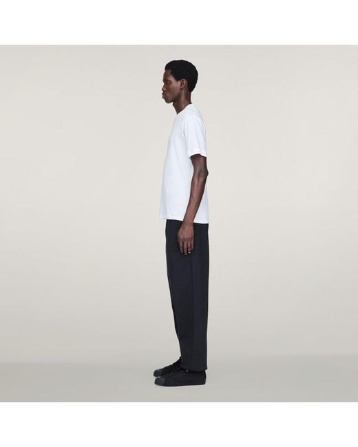 Adidas White Y-3 Slim Short Sleeve T-Shirt