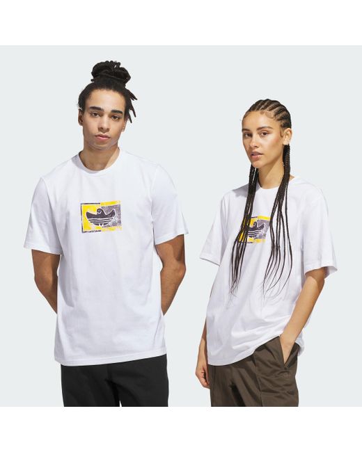 Camiseta Shmoohaus Adidas de color White
