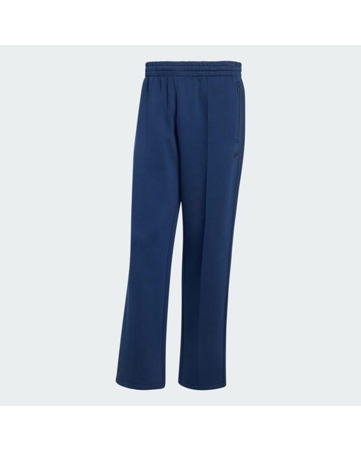 Adidas Blue Beckenbauer Premium Track Tracksuit Bottoms for men
