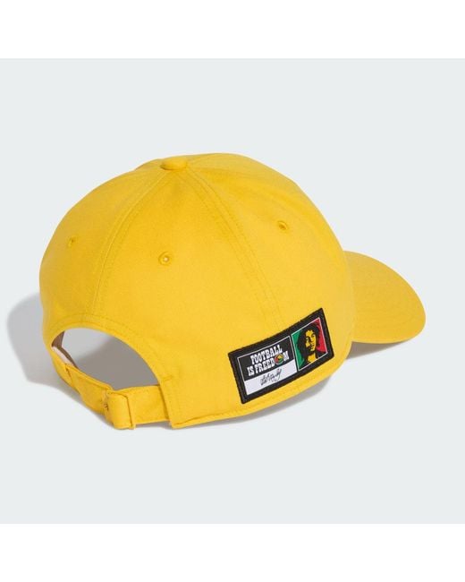 Adidas Yellow Jamaica 26 X Bob Marley Baseball Cap