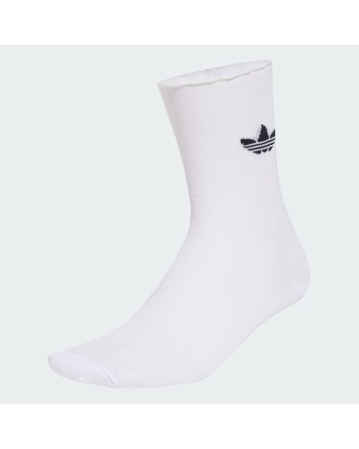 Calcetines Ruffle Adidas de color White