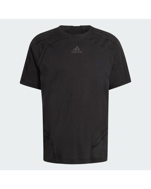 Adidas Black Cutline Regular T-Shirt for men