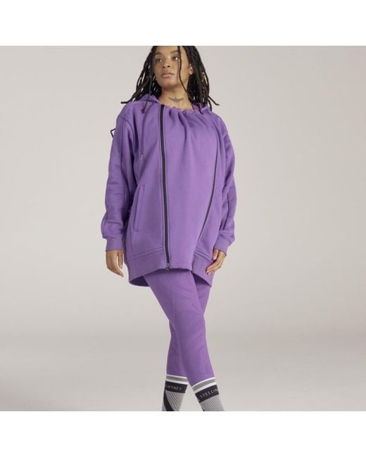 Adidas By Stella Mccartney Truestrength 3-in-1 Zwangerschapsjack in het Purple