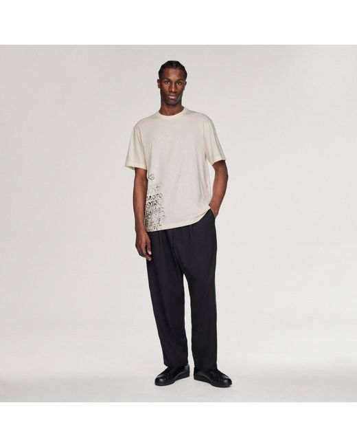 Adidas Natural Y-3 Gfx Short Sleeve T-Shirt