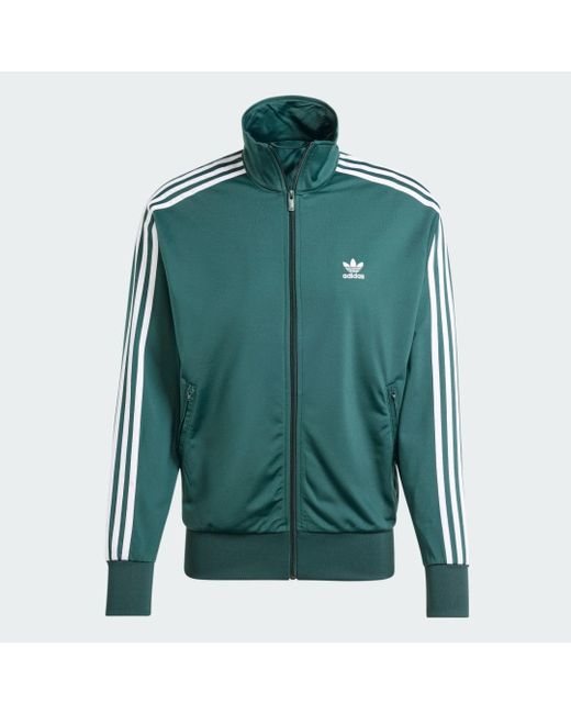 Adidas Green Firebird Track Tops for men