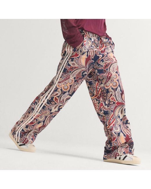 Adidas Pink Liberty London Firebird Satin Trackpant