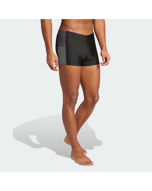 Adidas Blue Colorblock Swim Boxers for men