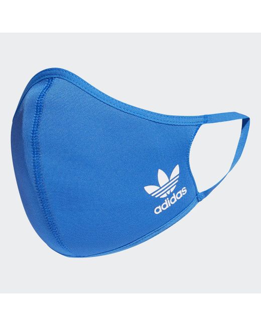 adidas Synthetisch Mondkapje 3-pack Xs/s in het Blauw - Lyst
