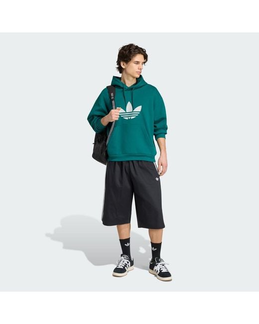 Adidas Black Adicolor Sst Cotton Twill Shorts for men