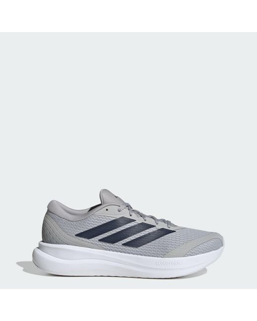 Adidas Gray Runfalcon 6 Cloudfoam Running Shoes for men