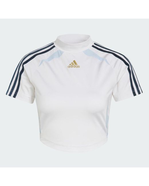 Adidas White Lifestyle Teamgeist Baby Tee Kc9197