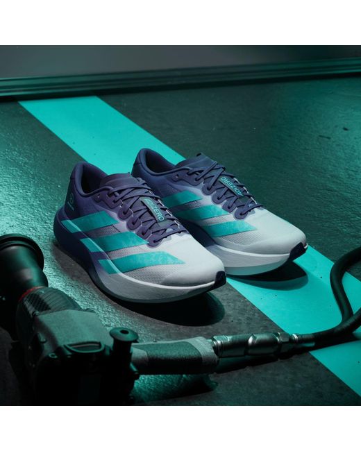 Adidas Blue Adizero Evo Sl Mercedes Amg Petrona F1 Team Shoes for men