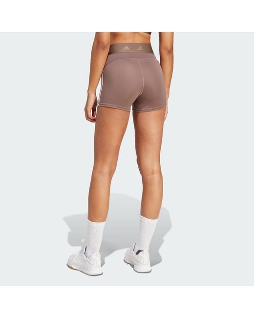 Adidas Orange Hyperglam 3-Inch Leggings
