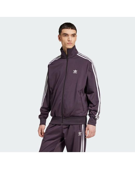Adidas Purple Adicolor Classics Firebird Track Top for men