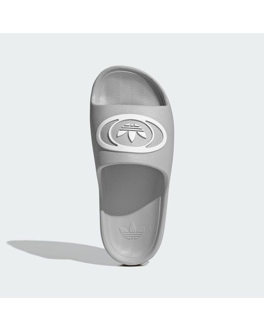 Adidas White Adilette 00S Slides for men