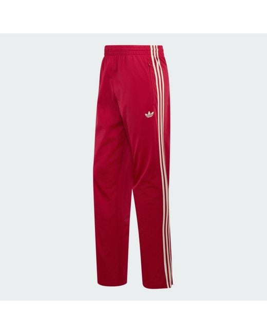 Adidas Red Firebird Track Tracksuit Bottoms for men