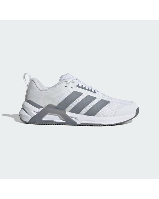 Adidas White Dropset Control Sneaker
