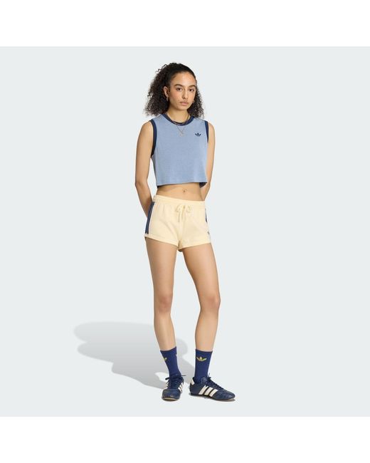 Adidas Blue Knitted Shorts