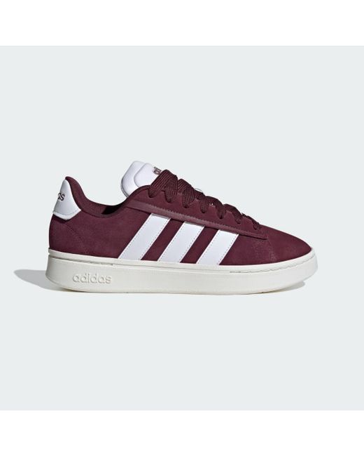 Adidas Purple Grand Court Alpha Shoes for men