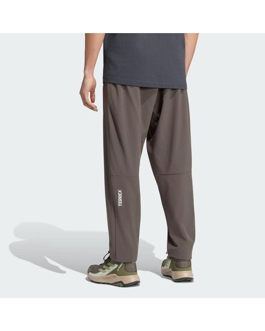 Pantalón Terrex Multi Essentials Stretch Adidas de hombre de color Gray