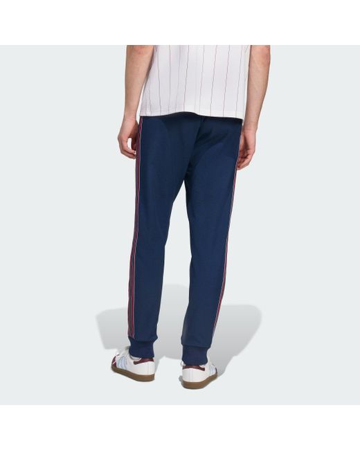 Adidas Blue Aston Villa Fc Terrace Icons Track Pants for men