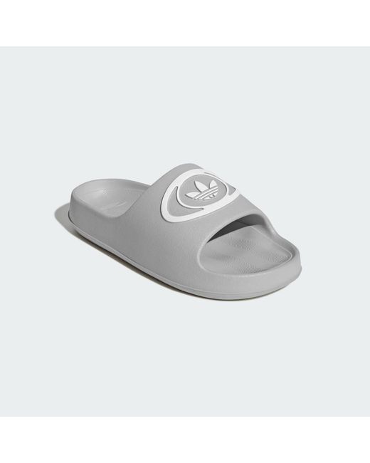 Adidas White Adilette 00S Slides for men