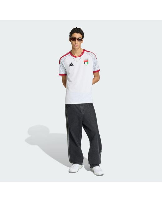 Adidas White United Arab Emirates 26 Home Jersey for men