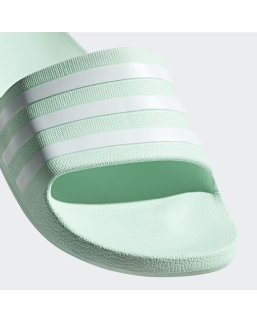 adilette aqua slides green