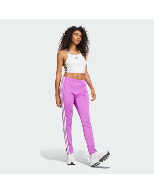 Adidas Originals Purple Adicolor Sst Track Pants