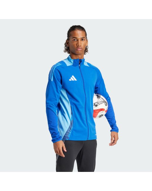 Adidas Blue Tiro 24 Competition Training Track Top for men