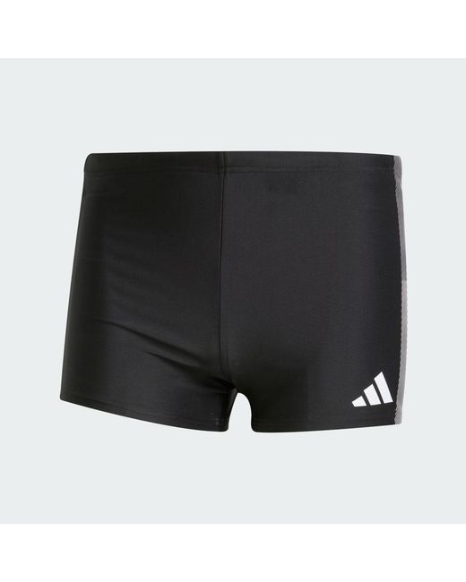 Adidas Blue Colorblock Swim Boxers for men