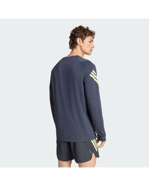Adidas Blue Bmw Berlin-Marathon 2026 Long-Sleeve Top T-Shirt for men