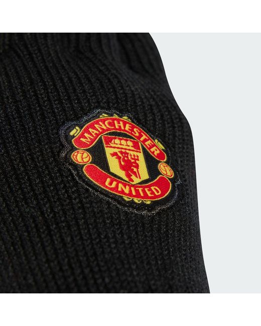 Adidas Black Manchester United Gloves