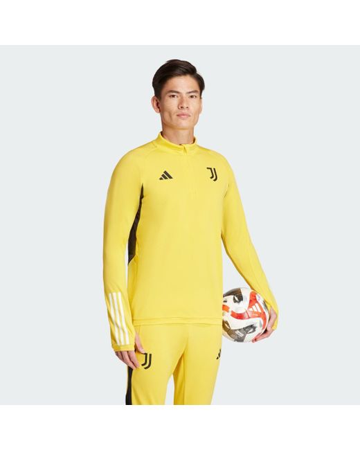 Adidas Yellow Juventus Tiro 23 Training Top for men